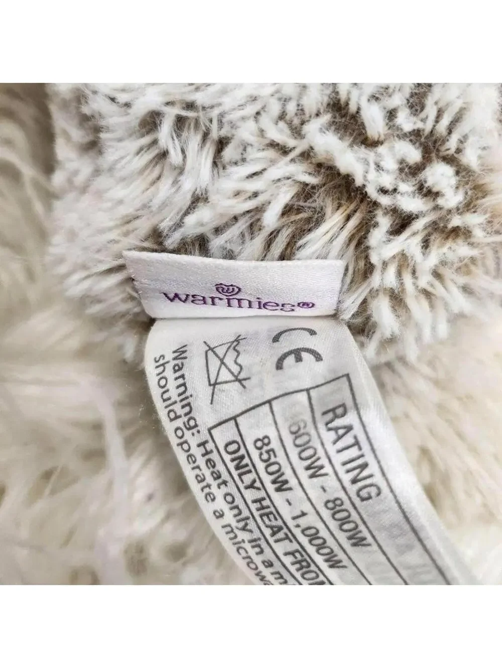 Plush Marshmallow Bear Warmies Junior